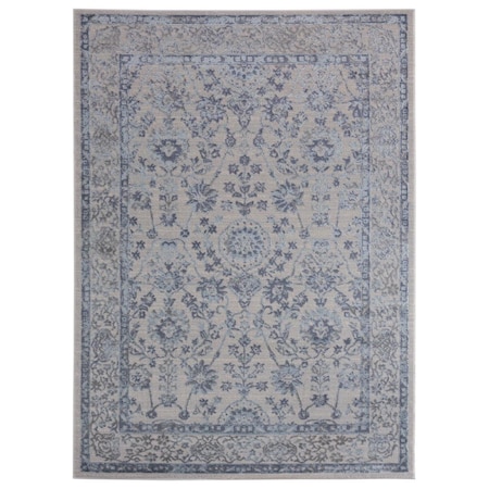United Weavers Of America Cascades Shasta Blue Area Rectangle Rug, 7 ft. 10 in. x 10 ft. 6 in. 2601 10260 912